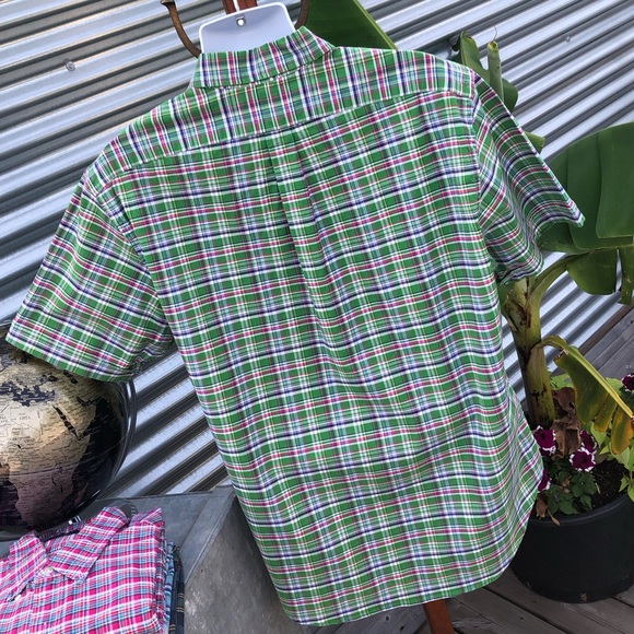 PRL - S/S PLAID OXFORD B/D - Picture 2 of 5